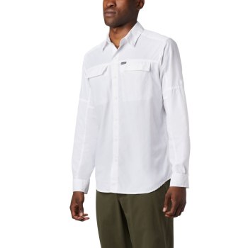 Columbia Silver Ridge 2.0 Long Sleeve Tall, Camisa Blancos Para Hombre | 187604-VAX